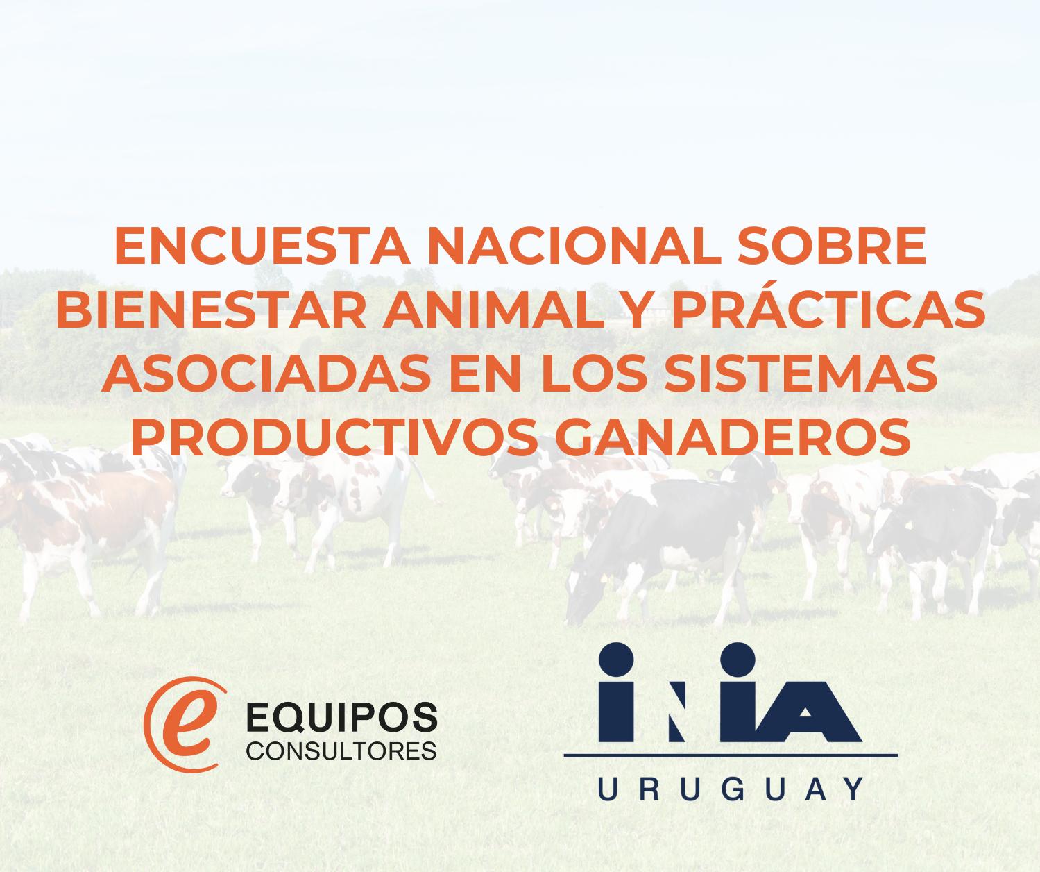 Encuesta nacional sobre bienestar animal y prácticas asociadas en los sistemas productivos ganaderos